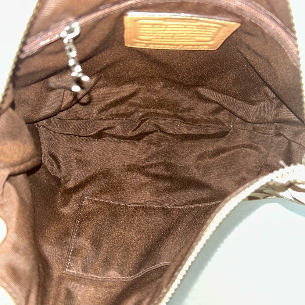 Coach Jacquard Half Moon Hobo Shoulder Bag Vintage Y2K - Picture 7 of 8